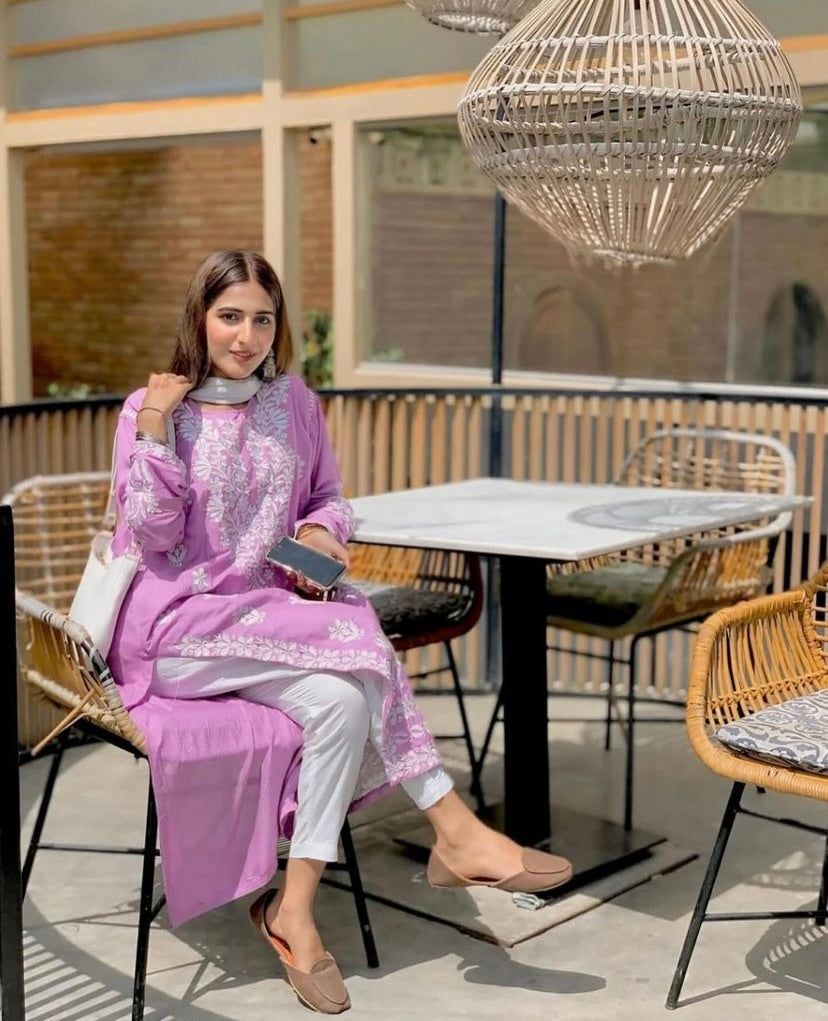 Indian embroidered long kurti