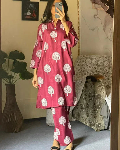 Tree design Co-ord set