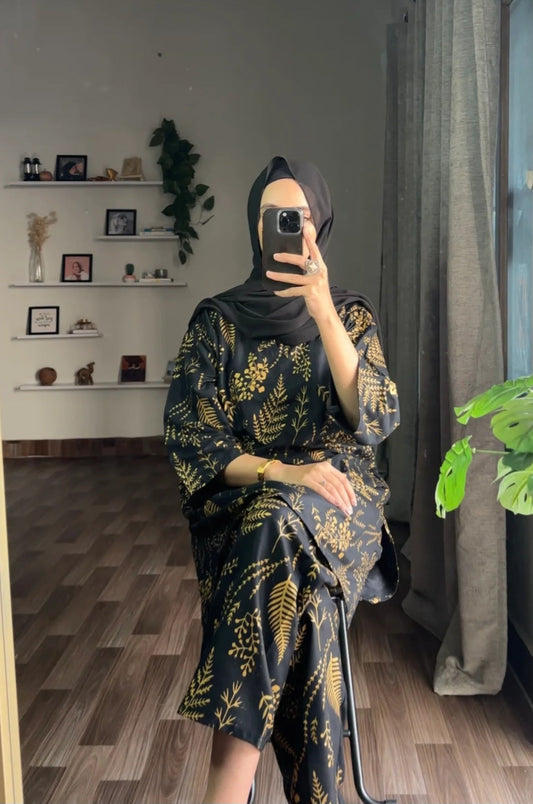 Black Petal Co-ord set