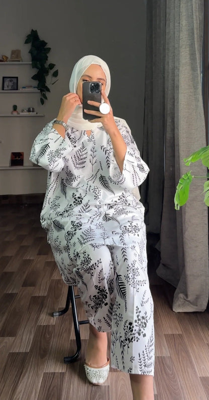 White Petal  Co-ord set