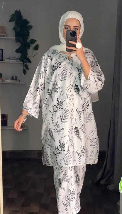 White Petal  Co-ord set